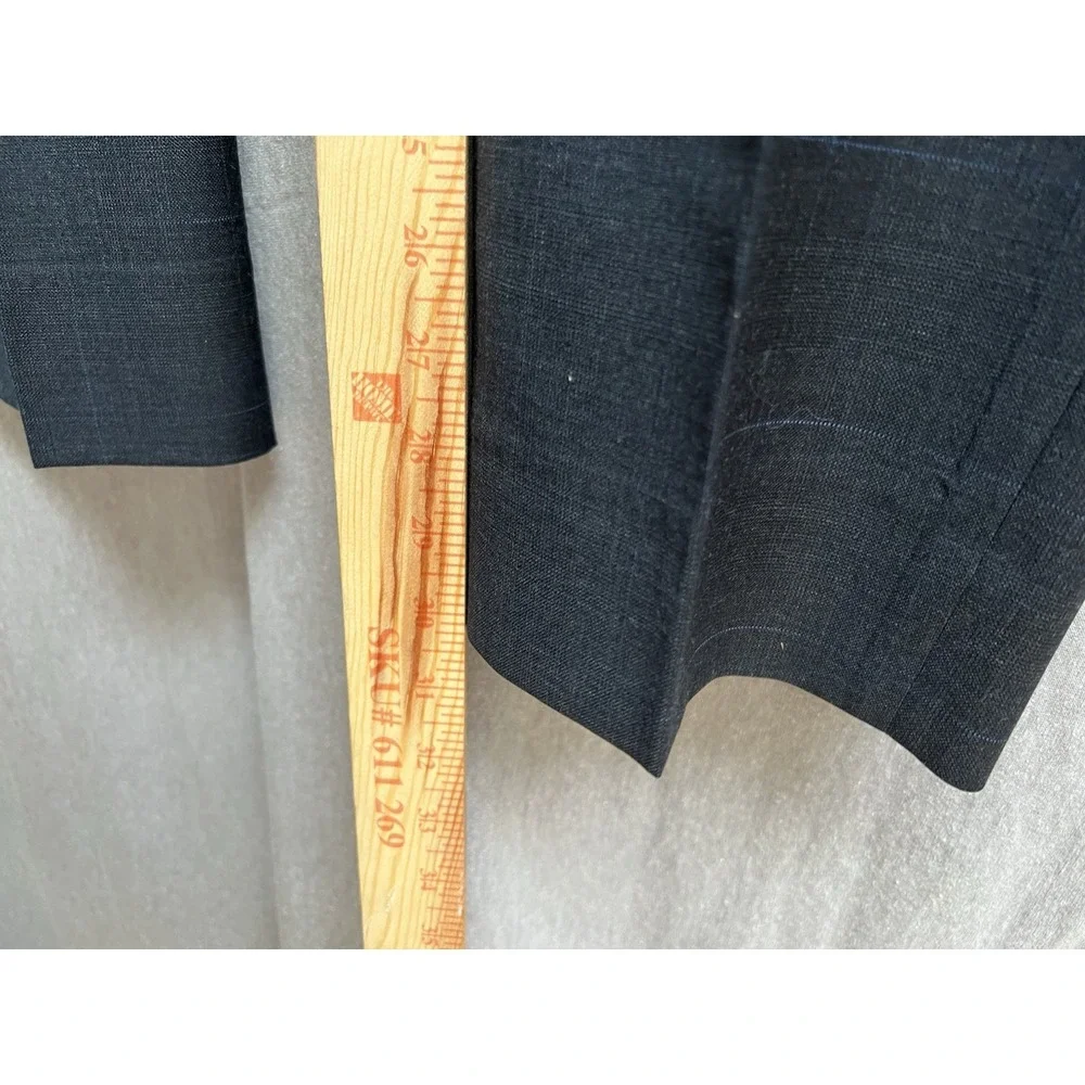 Lauren Ralph Lauren Mens Black Blazer Jacket 44R and Pants  36x34 100% Wool